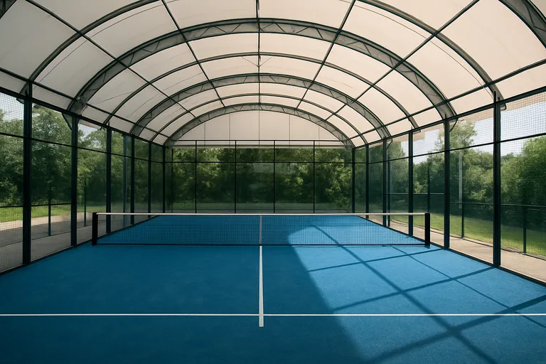 Een complete oplossing voor je padelbaan met overkappingen